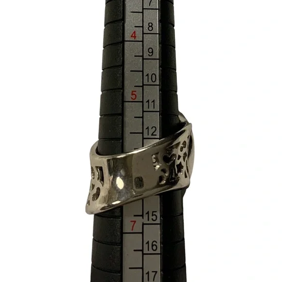 Pasquale Bruni 18K Diamond Amore Heart Celestial Stars Platinum Size 5.75 - 6 - Picture 11 of 12